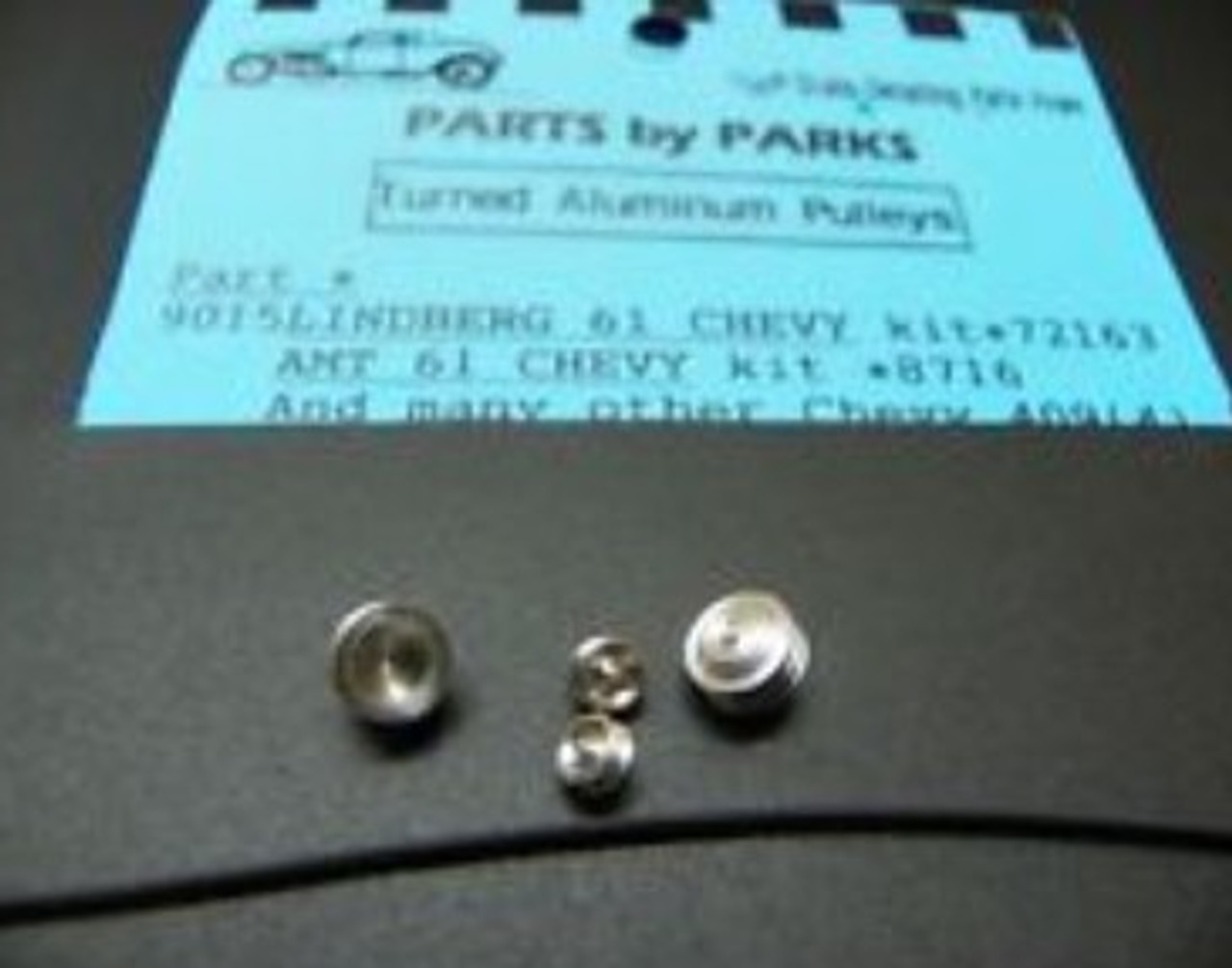 Chevy 409 4-Pulley Set, 2-Grooves, 1/25