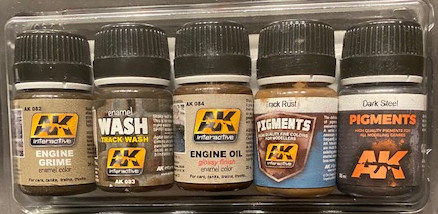 weathering with 0  Weathering set for engines and metal