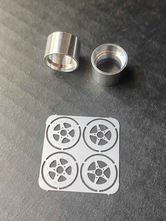 StarLite 'Narrow' Rear Wheels 1/25 - Ted's Modeling Marketplace
