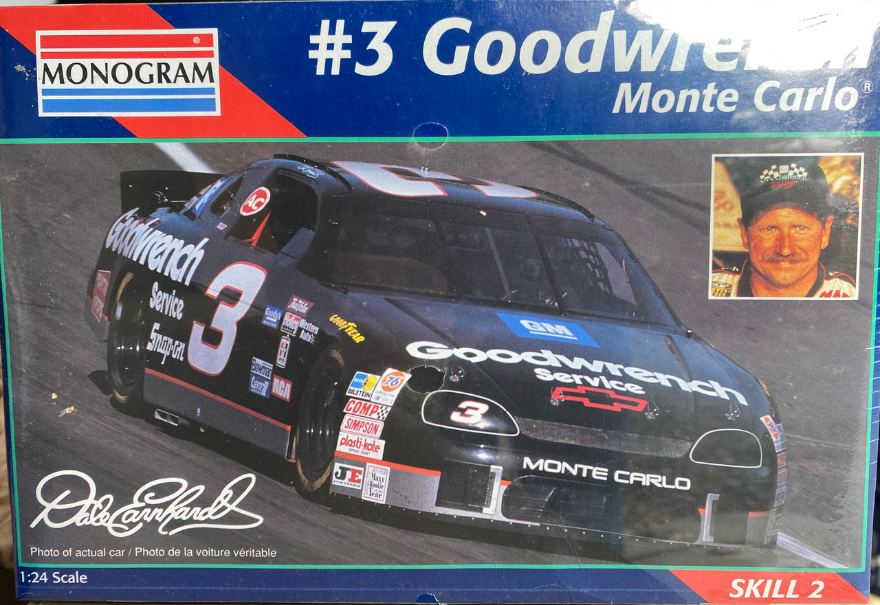 Dale Earnhardt's #3 NASCAR Monte Carlo - Goodwrench 1/24 - Ted's