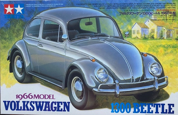 VW Beetle by Tamiya, 1/24 scale.