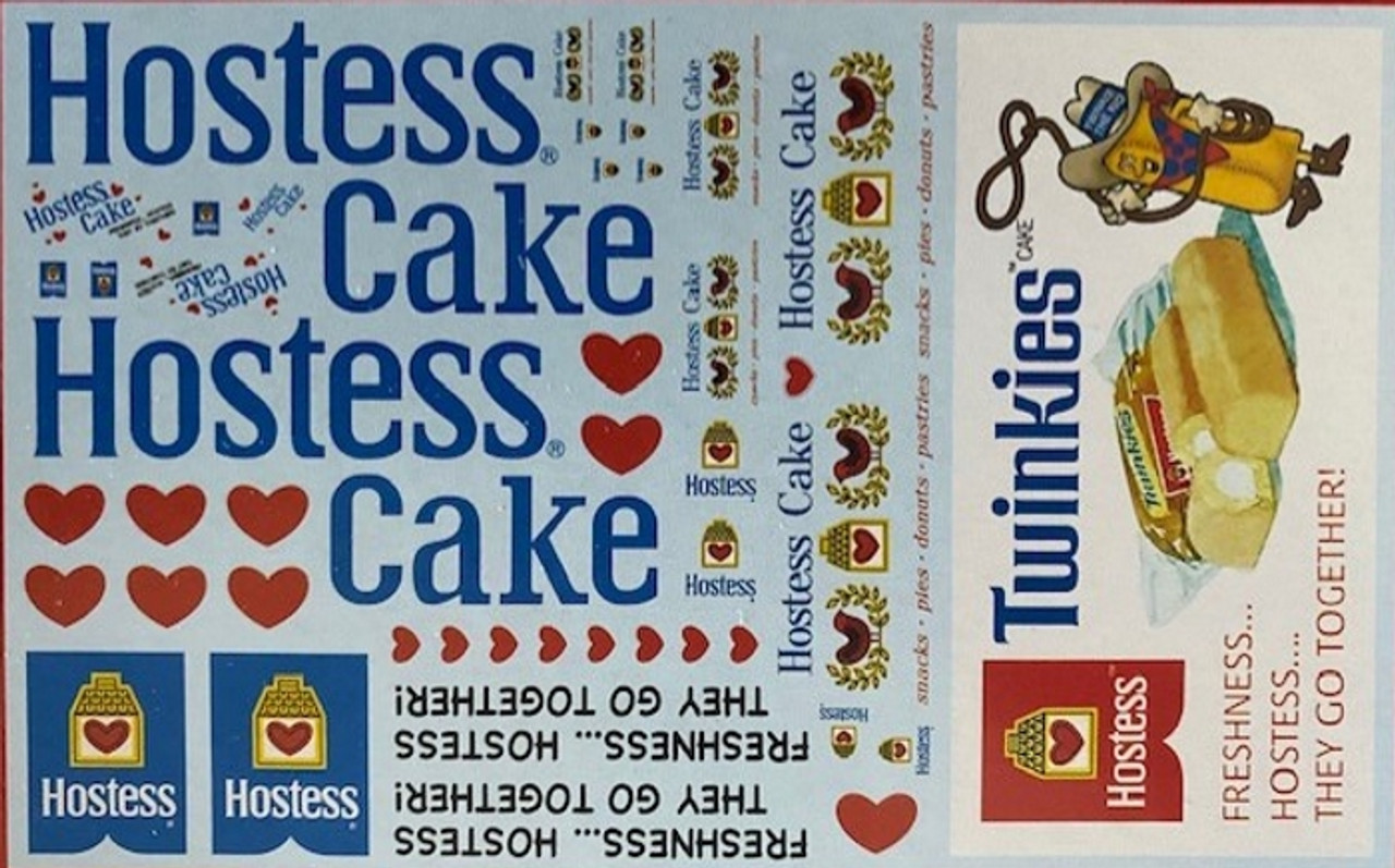 Hostess Cake Graphics Decal, 1/25