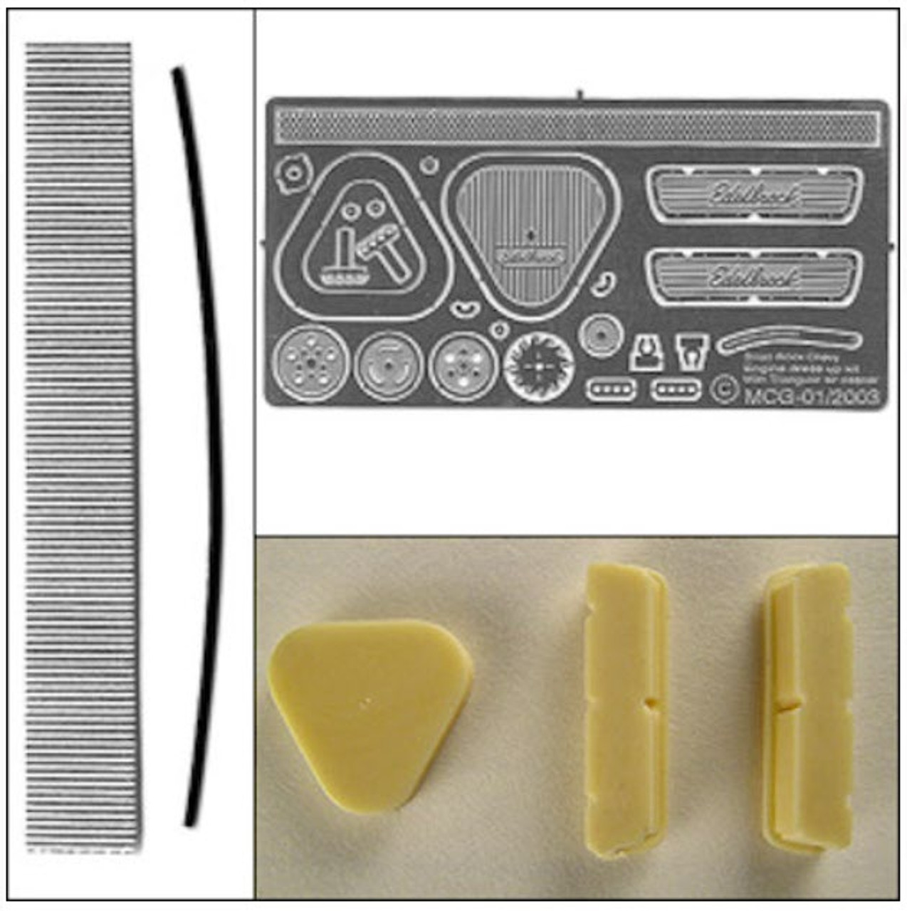 Edelbrock SBF Dress-UP Kit, Triangle Air Cleaner 1/25