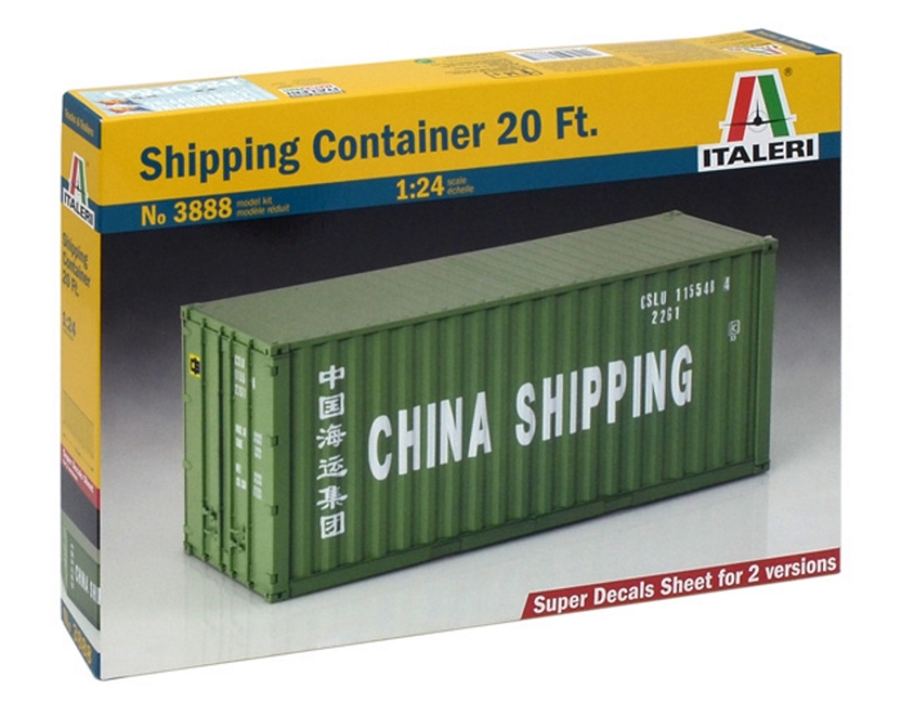 Shipping Container, 20', 1/24