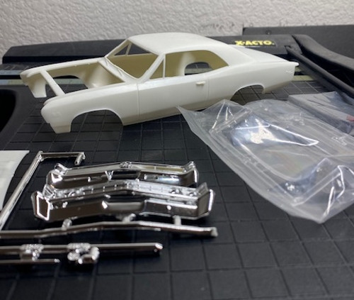 1967 Chevelle SS Pro Street Body - AMT, 1/25