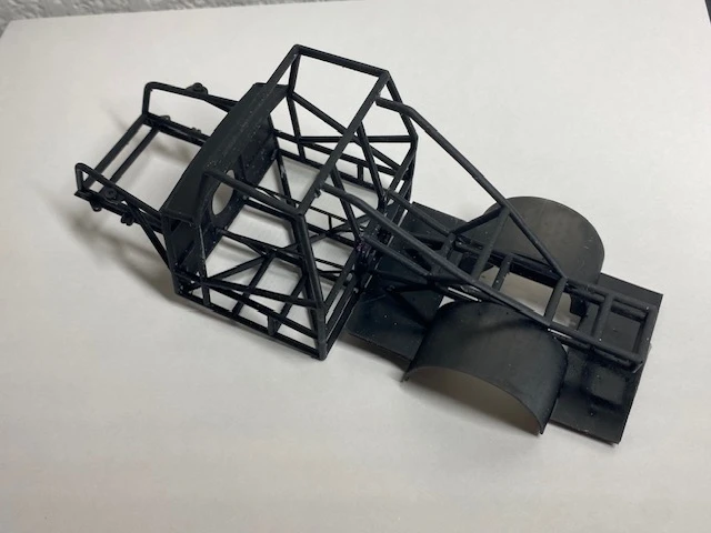 '55 Chevy Pickup Tubular Chassis, 1/25