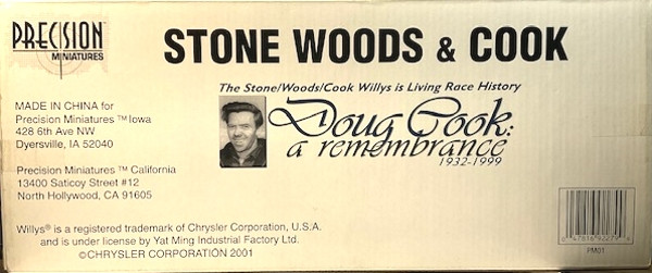 Stone Woods & Cook '41 Willys, 1/18
