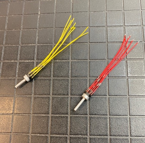 Pre-Wired  6-cyl Distributor, Black Cap, 1/25