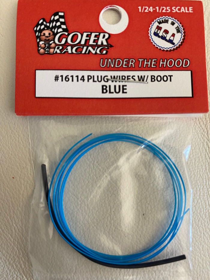 Wires .02" with Boot Material - Various Colors, 1/24-1/25
