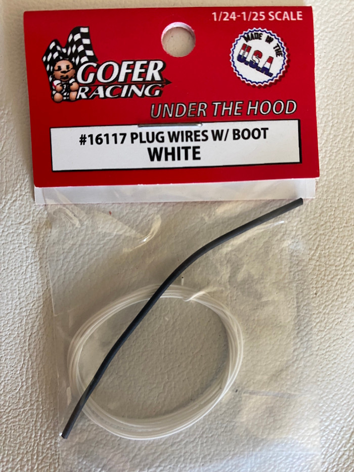 Wires .02" with Boot Material - Various Colors, 1/24-1/25