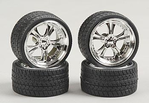 Phat Daddy Wheels & Tires (2 pair) 1/24-1/25