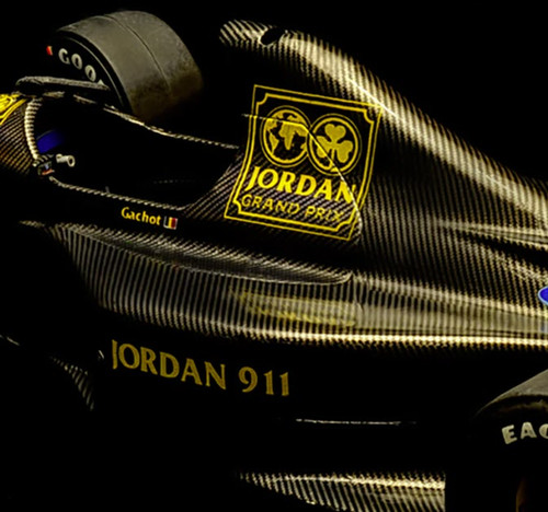 Carbon Fiber Decal Sheet, Bronze/Black 1/20