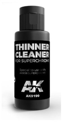 Thinner for Xtreme Metal Chrome Paint, 60ml Bottle