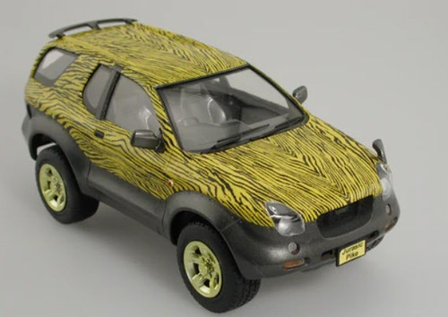 Zebra Hide Upholstery Pattern Decal on Clear, 1/24