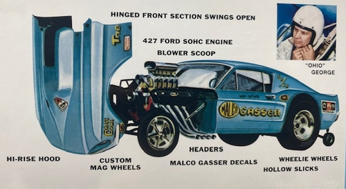 "Ohio" George '67 Mustang MALCO Gasser (in tin box), 1/25
