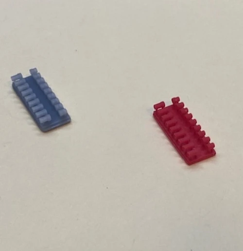 Spark Plug Boots, Red-Gray, 3D, 1/25