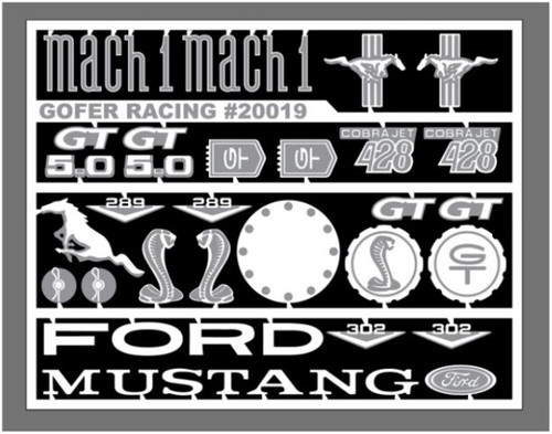Mustang Photo Etch Exterior Detail Set 1/25