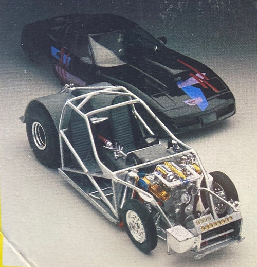 "Hot Rod" Series Corvette Pro/Street, 2-Blowers, Tubular Chasssis 1/25