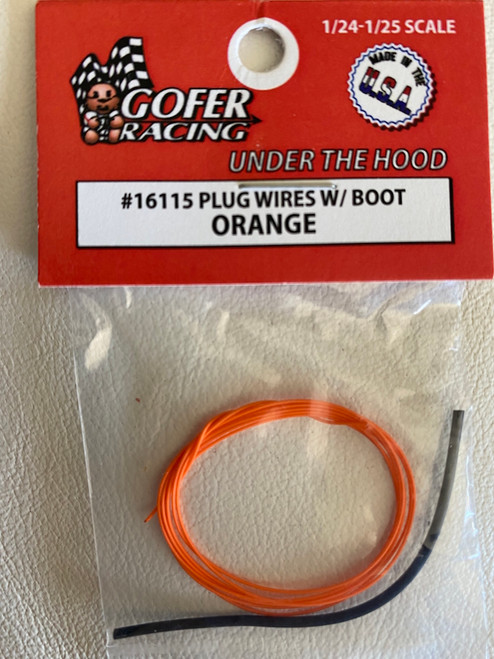 Wires .02" with Boot Material - Various Colors, 1/24-1/25