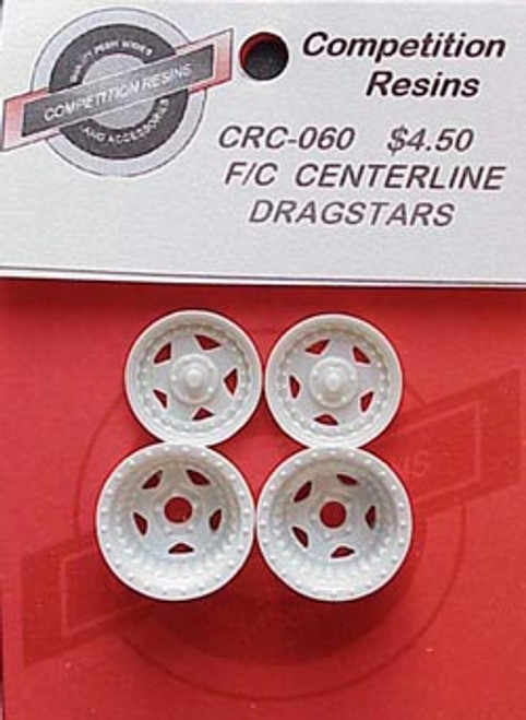 Centerline Drag Star Wheels, Resin 1/25