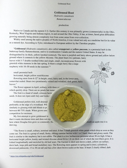 goldenseal root