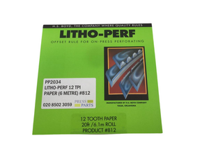 Litho-Perf 12TPI PP2034