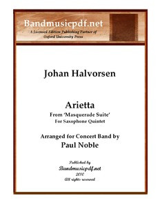 Arietta, for Saxophone Quintet