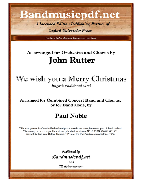 We wish you a merry Christmas