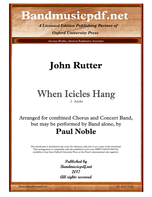 When Icicles Hang 1. Icicles