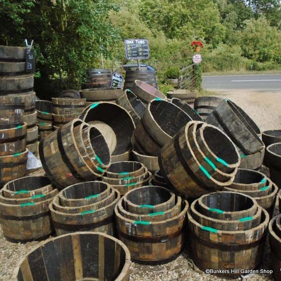 Giant Half Oak Barrel (36