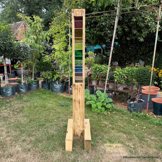 Stained Glass Garden Sculpture - Rainbow