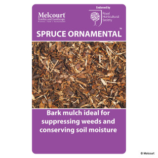 Melcourt Spruce Ornamental Bark 60L - Pallet of 50 bags