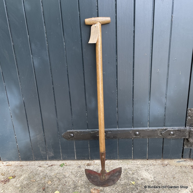 Halfmoon edging iron (circa 1950s) Bunkers Hill Plant Nursery