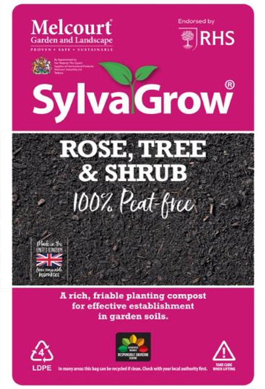 SylvaGrow® Rose, Tree and Shrub Planting Compost (40L)