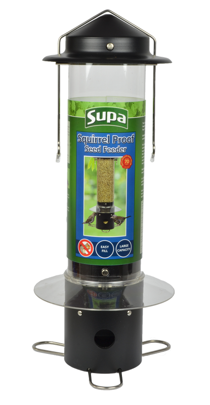 Supa Squirrel Proof Wild Bird Seed Feeder