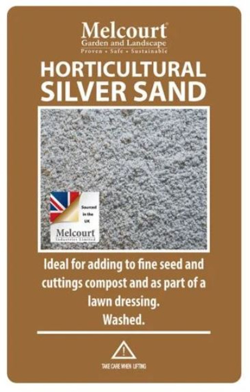 Melcourt Horticultural Silver Sand 20kg bag - Pallet of 49 bags Melcourt Horticultural Silver Sand 20kg bag - Pallet of 49 bags