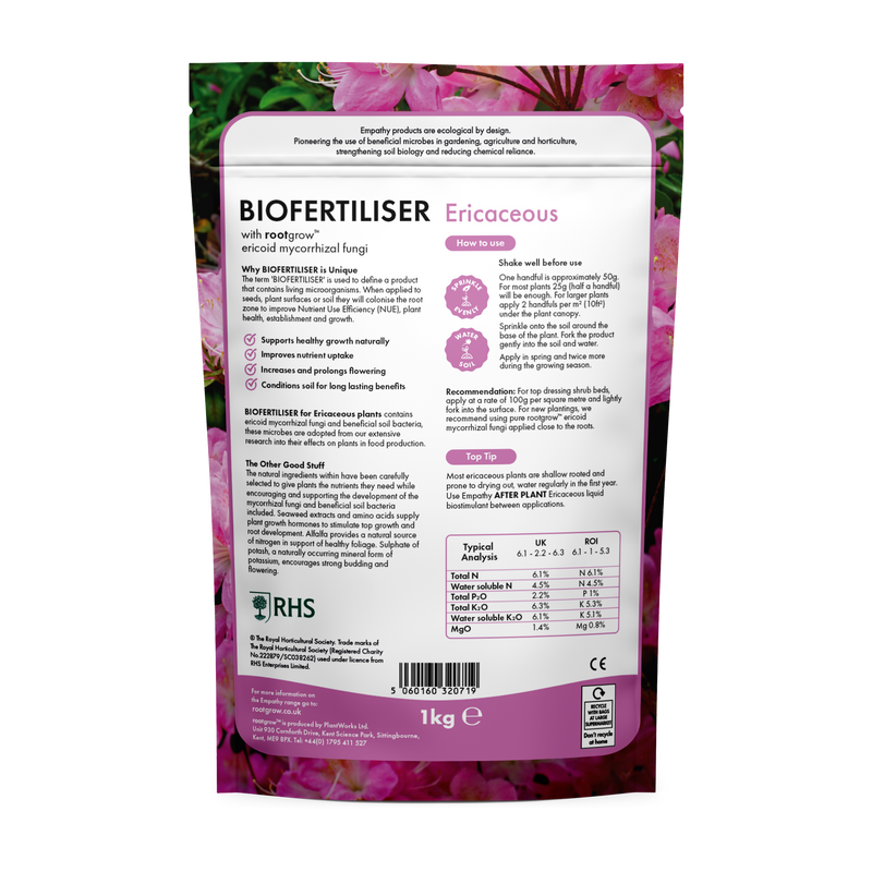 Biofertiliser for Ericaceous (granular) 1kg