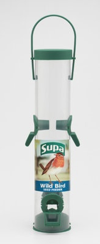 Supa Wild Bird Seed Feeder 12" (4 Port)