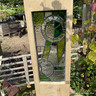 Stained Glass Garden Sculpture - Abstract