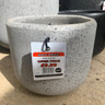 Granite Effect Round Planters - Black 3 Sizes