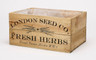 Antique Brown Herb Crates - 3 Sizes