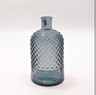 Diamond Bottle Vase 28cm - Fossil Grey