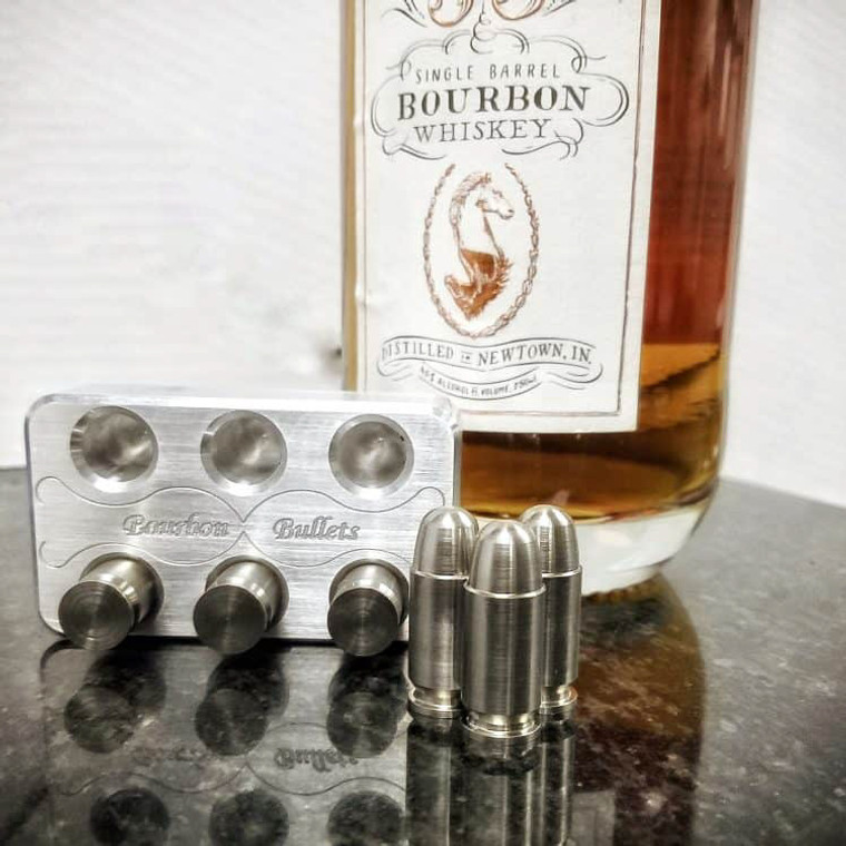 ZR Tactical Titanium Bourbon Bullets 45acp Whiskey Stones