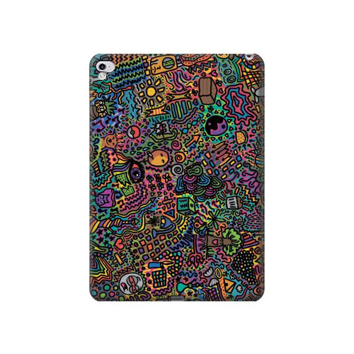 W3815 Psychedelic Art Tablet Hard Case For iPad Pro 12.9 (2015,2017)