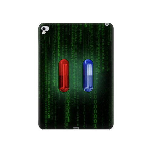 W3816 Red Pill Blue Pill Capsule Tablet Hard Case For iPad Pro 12.9 (2015,2017)