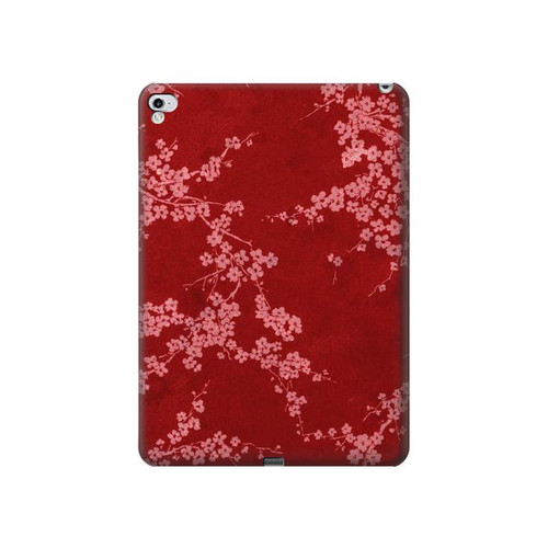 W3817 Red Floral Cherry blossom Pattern Tablet Hard Case For iPad Pro 12.9 (2015,2017)