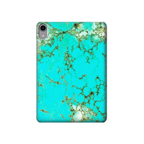 W2377 Turquoise Gemstone Texture Graphic Printed Tablet Hard Case For iPad mini 6, iPad mini (2021)