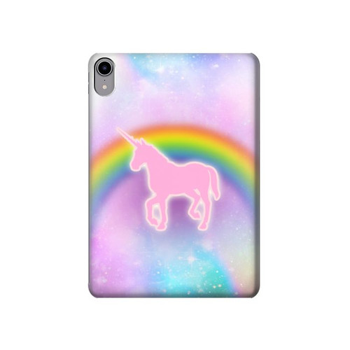 W3070 Rainbow Unicorn Pastel Sky Tablet Hard Case For iPad mini 6, iPad mini (2021)