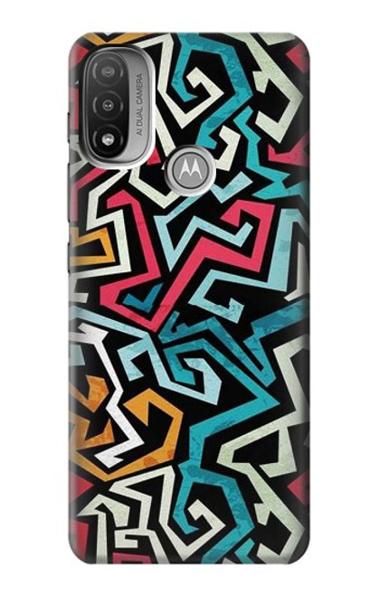 W3712 Pop Art Pattern Hard Case and Leather Flip Case For Motorola Moto E20,E30,E40