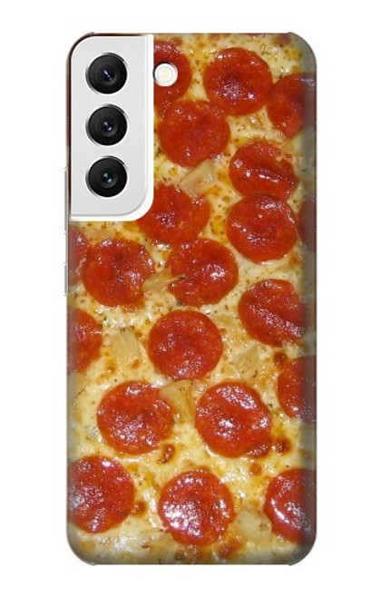 W0236 Pizza Hard Case and Leather Flip Case For Samsung Galaxy S22